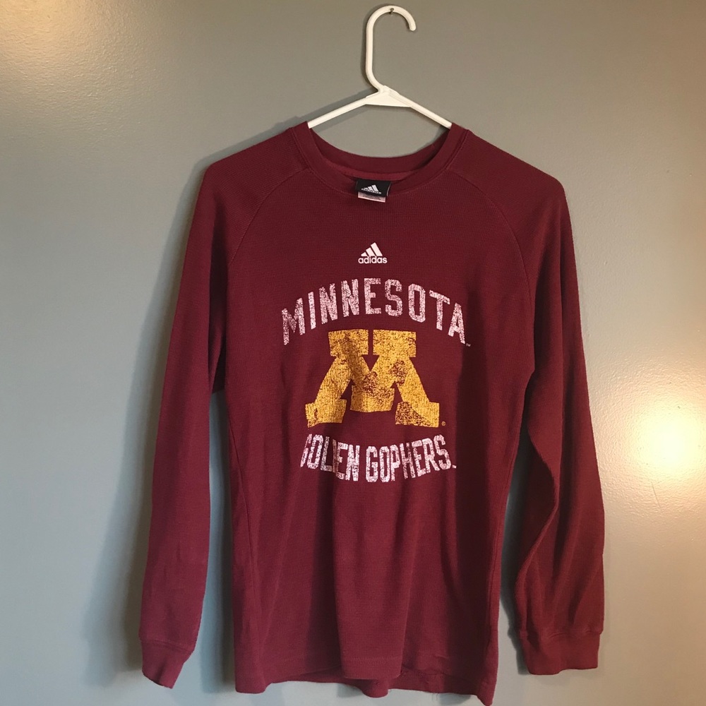 Adidas Minnesota Golden Gophers long-sleeve tee L